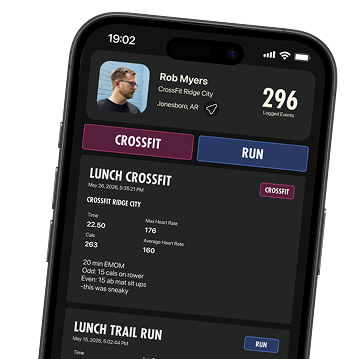 Shepherd fitness app on a phone