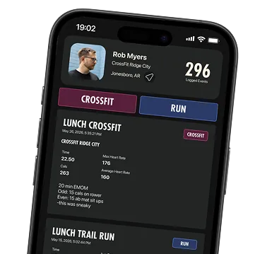 Shepherd fitness app on a phone