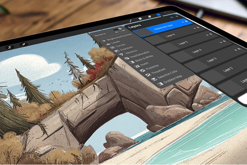 Procreate on iPad