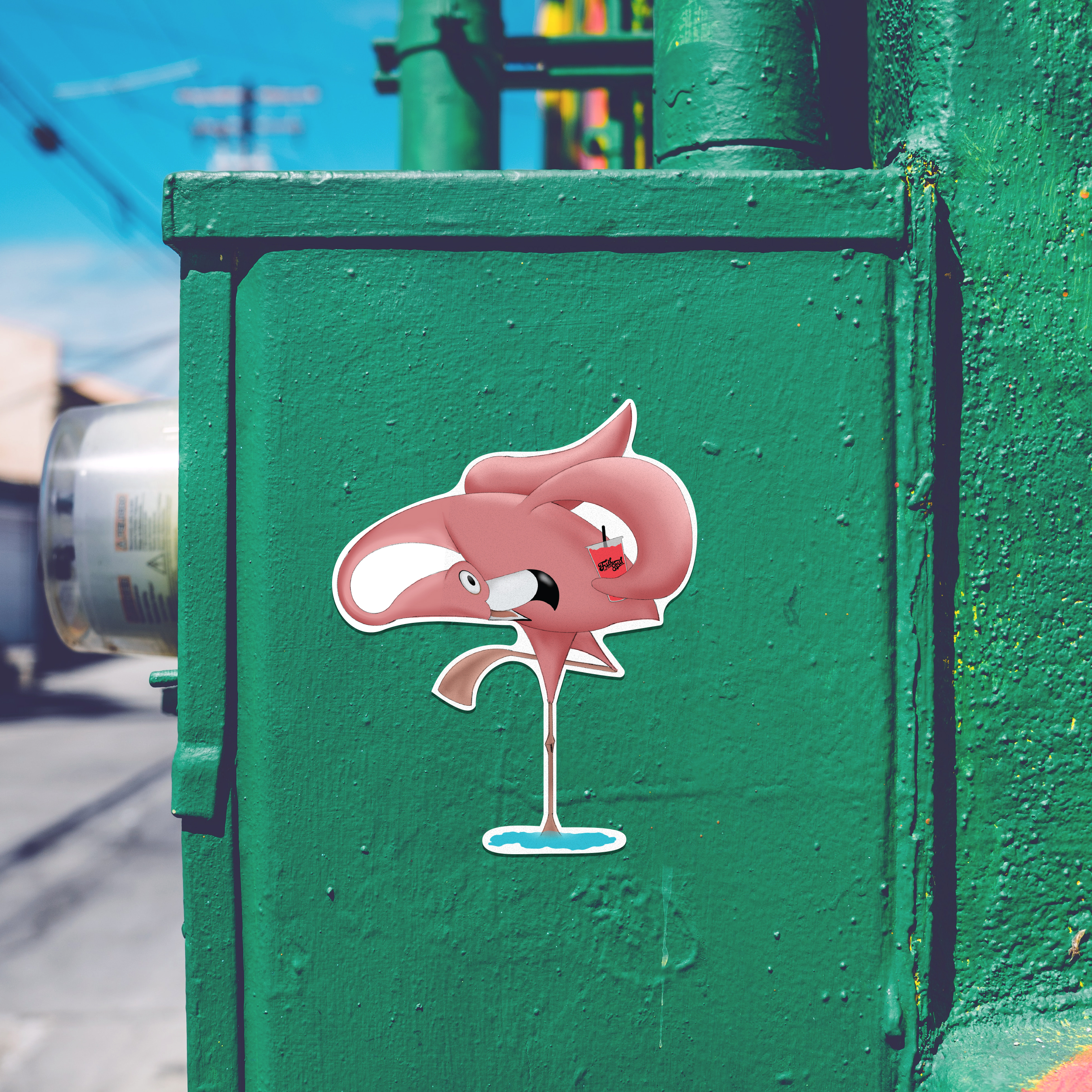 Shadrachs flamingo seasonal design