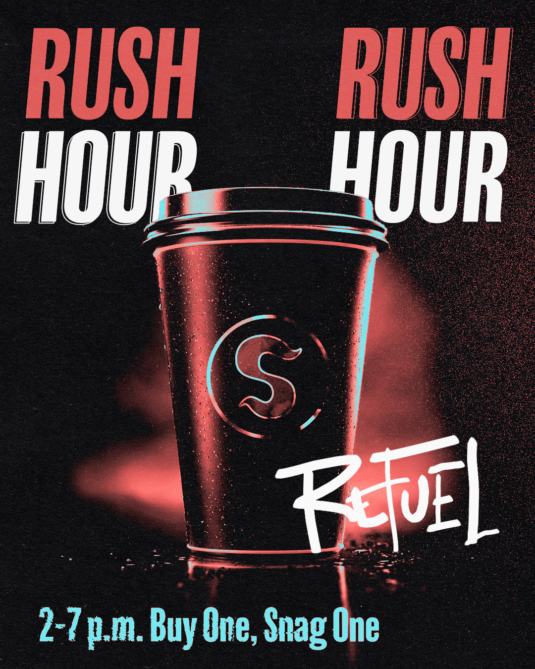 Shadrachs Coffee Rush Hour promo