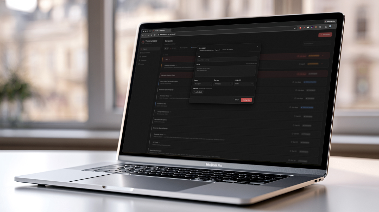 The Furnace — dashboard